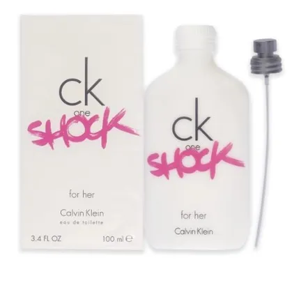 [AME R$225] [INTERNACIONAL]Perfume Feminino CK One Shock For Her por Calvin Klein - 100ml EDT Spray