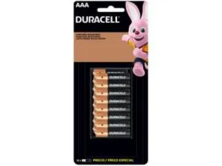 Pilha AAA Palito Alcalina 16 Unidades - Duracell | R$49