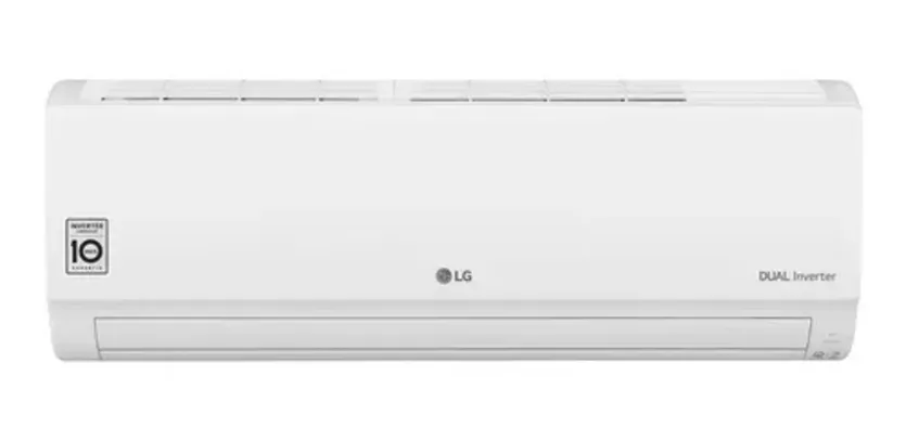 Ar condicionado LG Dual Inverter Voice split frio/quente 9000 BTU branco 220V S4-W09WA51A