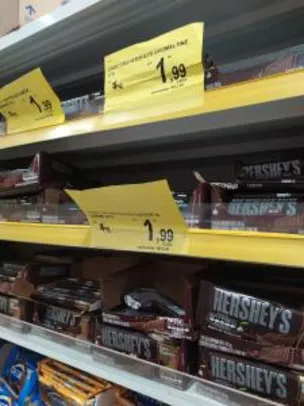 Barra chocolate Hershey's sabores - [Carrefour-SP)