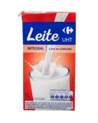 Leite UHT Integral Carrefour - 1 Litro