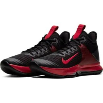 Tênis Nike Lebron Witness IV Masculino - Vermelho e Preto - Tam. 38 | R$320