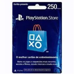 Cartão Psn R 250 - Playstation Network Store - Brasil R$250