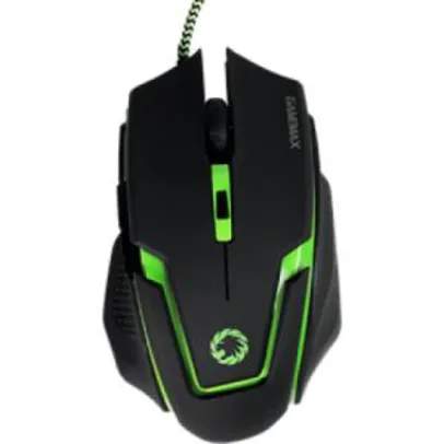 MOUSE GAMER GAMEMAX MG319 2400 DPI PRETO