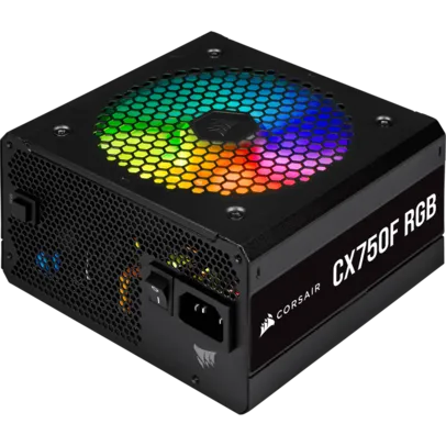 Fonte Corsair CX750F, RGB, 750W, 80 Plus Bronze, CP-9020218-NA