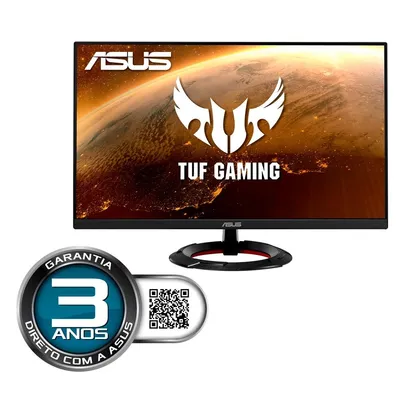 Monitor Gamer Asus TUF 23.8' IPS, 165 Hz, Full HD, 1ms, FreeSync Premium, HDMI/DisplayPort, VESA, Som Integrado - VG249Q1R