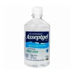 [AME R$46] Kit 10 Álcool Gel Higienizador De Mãos Antisséptico Asseptgel 420gr - R$51