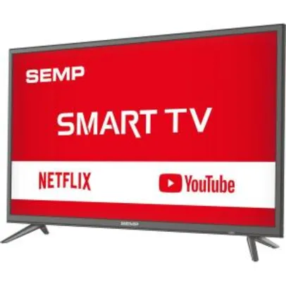 Smart TV Led 32" Semp S3900S HD com Wi-fi Integrado 2 HDMI 1 USB