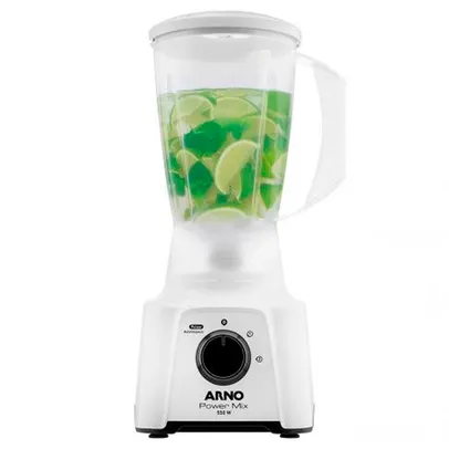 Liquidificador Arno Power Mix 2L 550W 2 Velocidades e Lâminas Zelkrom LQ1