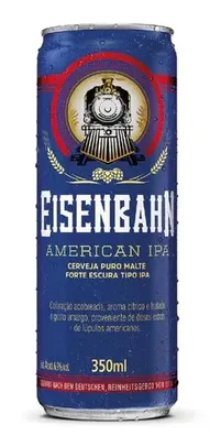 [10 unid]  Cerveja American Ipa Puro Malte Eisenbahn Lata 350ml