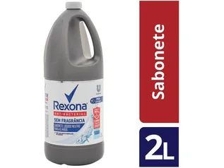 [App + Leve 3 Pague 1] Sabonete Líquido para as Mãos Antibacteriano - Rexona Antibacterial Sem Fragrância 2L | R$9