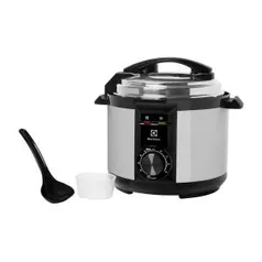 Panela de Pressão Elétrica Electrolux 5L em Aço Inox PCE20 110V - R$ 300