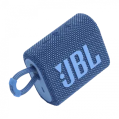 Caixa De Som Portátil Bluetooth Jbl Go 3 Eco, Azul