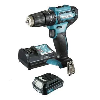 MAKITA PARAFUSADEIRA/FURADEIRA DE IMPACTO A BATERIA 12V CXT HP333DWYX3 COM CARREGADOR