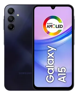 Smartphone Samsung Galaxy A15 256gb 8gb Ram 4g Dual SIM Cor Azul Escuro - R$ 1.139