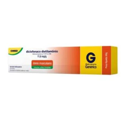 Diclofenaco Dietilamonio Gel 60g Cimed - Leve 3 pague 2