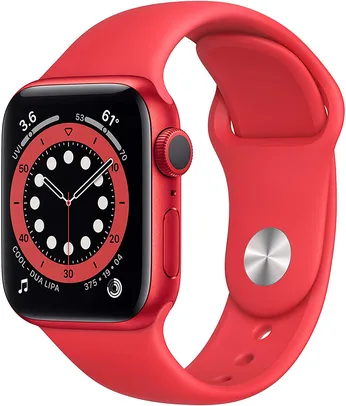 Saindo por R$ 2699,99: Apple Watch Serie 6 GPS 40MM Vermelho | R$2760 | Pelando