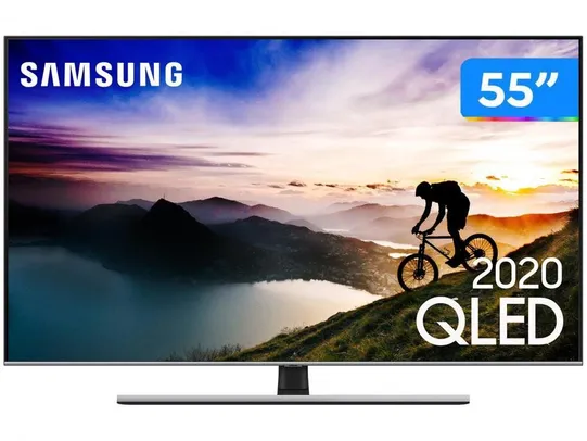 Saindo por R$ 3799,05: TV Smart TV Samsung QN55Q70TAGXZD 55" QLED 4K | R$3799 | Pelando