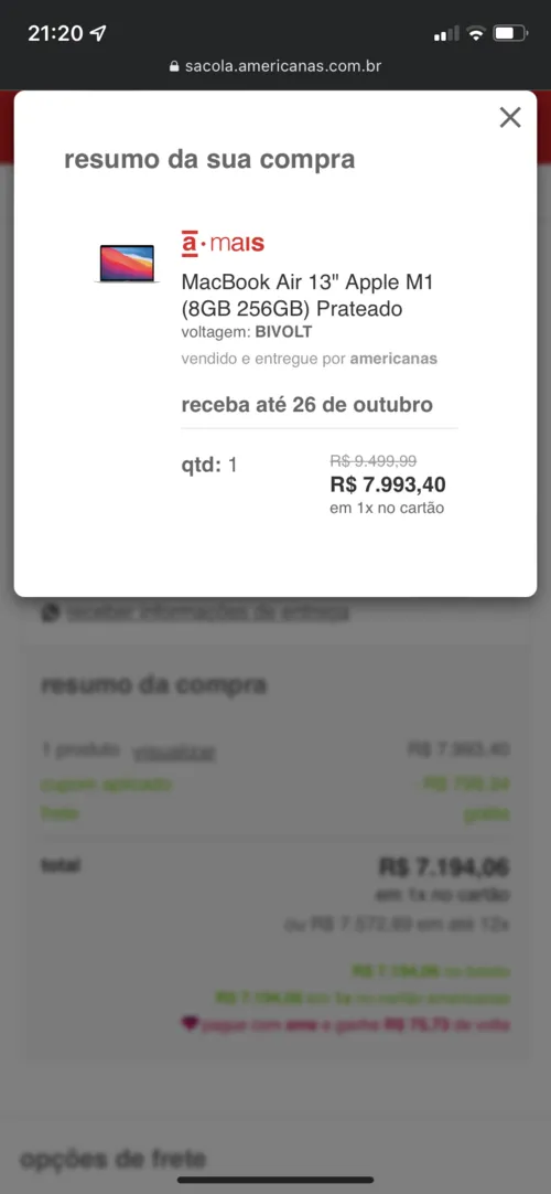 Imagen na descrição da promoção