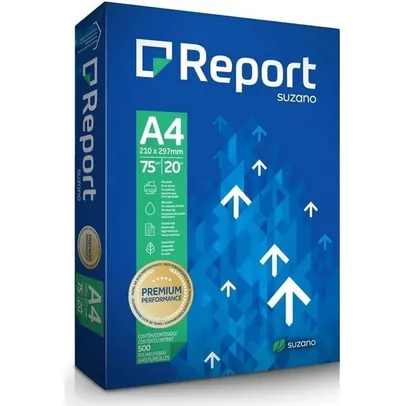 Papel Sulfite Branco A4 Pacote Com 500 Folhas Report