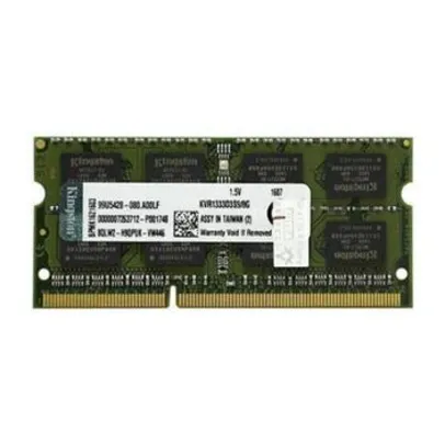 Memória Kingston Notebook 8gb 1333 Ddr3 - Kvr1333d3s9/8g - Memória RAM - Magazine Luiza