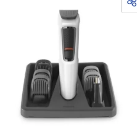 [Banqi R$ 94 ] Aparador de Pelos Philips Multigroom 7 em 1 Bivolt MG37