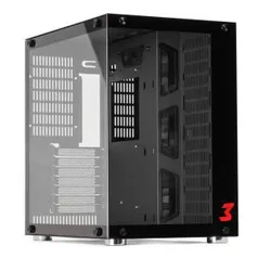 Gabinete Gamer DT3sports Hyperspace Mid Tower Vidro Temperado Black S-fonte