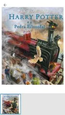 Livro ilustrado Harry Potter e a Pedra Filosofal