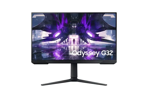 Monitor Gamer Samsung Odyssey G32 24", FHD, 165Hz, 1ms, com ajuste de altura, HDMI, DP, Freesync, Pr