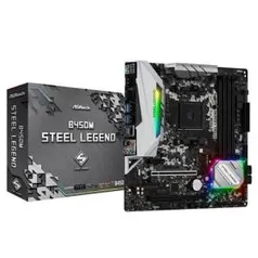 Placa mãe B450M Steel legend Am4 | R$ 764