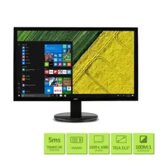 Monitor Acer 21,5´ Full HD 5ms - R$420