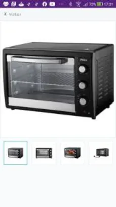 Forno Elétrico Philco PFE38P com Função Timer Preto - 38L