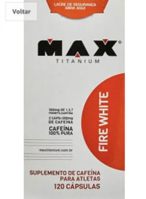 Ultimate Fire White - 120 Cápsulas - Max Titanium, Max Titanium | R$15