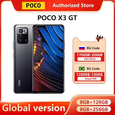 Smartphone Poco X3 gt 5g 8gb 256gb