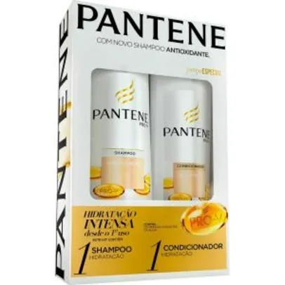 Kit Shampoo 400ml + Condicionador Pantene 200ml por R$9,98