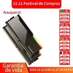 [ Taxa inclusa ] Memória RAM Asgard Bragi V3 RGB, 16GB (2x8GB) 3600MHz, CL14  chip samsung bdie