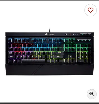 Teclado Mecanico Corsair K68 RGB Switch Cherry MX Red ABNT2, CH-9102010-BR