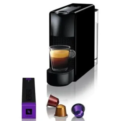 Máquina de Café Nespresso Essenza Mini C30 Preta 110v +150,00 em cápsulas
