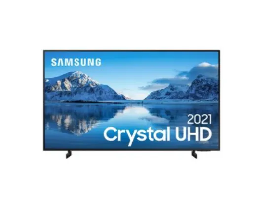 Samsung Smart TV 75´´ Crystal UHD 4K 75AU8000, Dynamic Crystal Color, Borda Infinita, Visual Livre de Cabos, Alexa Built In - UN75AU8000GXZD