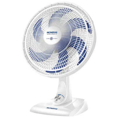 Ventilador de Mesa 40cm Super Power, Mondial, Branco/Azul, 140W, 110V/220V - VSP-40-W