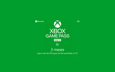 [GAME PASS] Xbox Game Pass para PC + EA Play – 3 Meses R$90