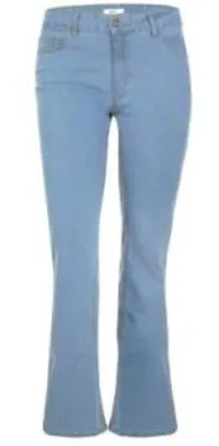 Calça Jeans Boot Cut-Perna Larguinha-  Azul Claro R$70