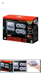 Super Nintendo Classic Edition Compacto - 2 Controles Conexão HDMI e USB 21 Jogos na Memória - R$699