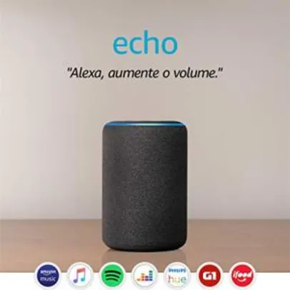 Echo (3ª geração) - Smart Speaker com Alexa [Valor à vista]
