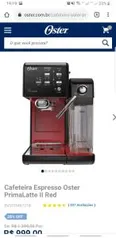 Cafeteira Espresso Oster PrimaLatte II Red | R$799