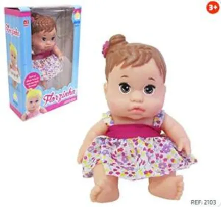 Boneca Florzinha Anjo Branca R$18