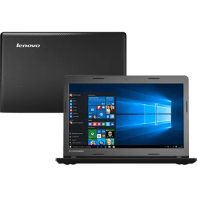 [Americanas] Notebook Lenovo Ideapad 100 Intel Celeron Dual Core 4GB 500GB Tela 15,6" Windows 10 R$1169,99