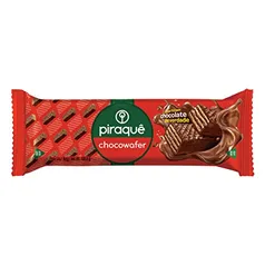 [Prime] Piraquê Wafer Recheio E Cobertura Chocolate Chocowafer Pacote 100 8G 