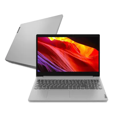 Saindo por R$ 2141: Notebook Lenovo Ultrafino IdeaPad 3i i3-10110U 4GB 128GB ssd Linux 15.6 82BSS00000 Prata | Pelando
