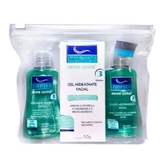 Kit Facial Nupill Derme Control Sabonete + Adstringente + Gel Hidratante